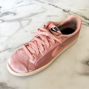 Nike | Court Royal Satin Pink Sneakers